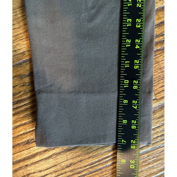 Theory Belisa New Recovery‎ Cotton Blend Pants Brown Side Zip Stretch Size 4 - Picture 9 of 12